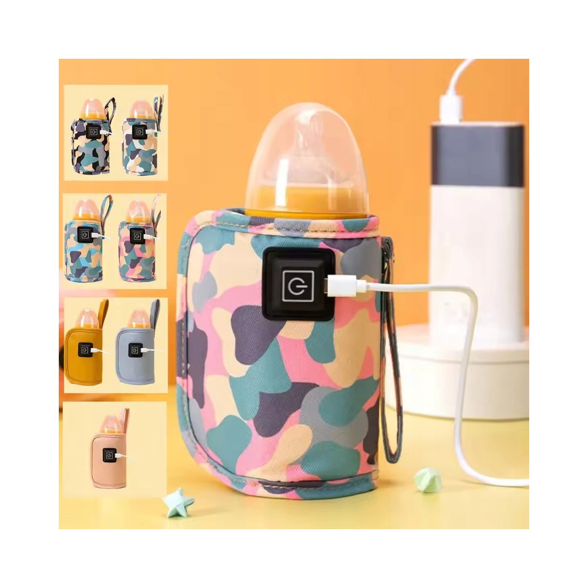 Bottle and Beverage Warmer with 3-Step Temperature Control USB 5V