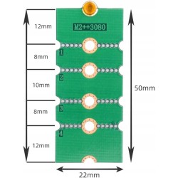ADAPTER: Extension cable for M.2 NVMe SSDs (2230, 2242, 2260) to 2280