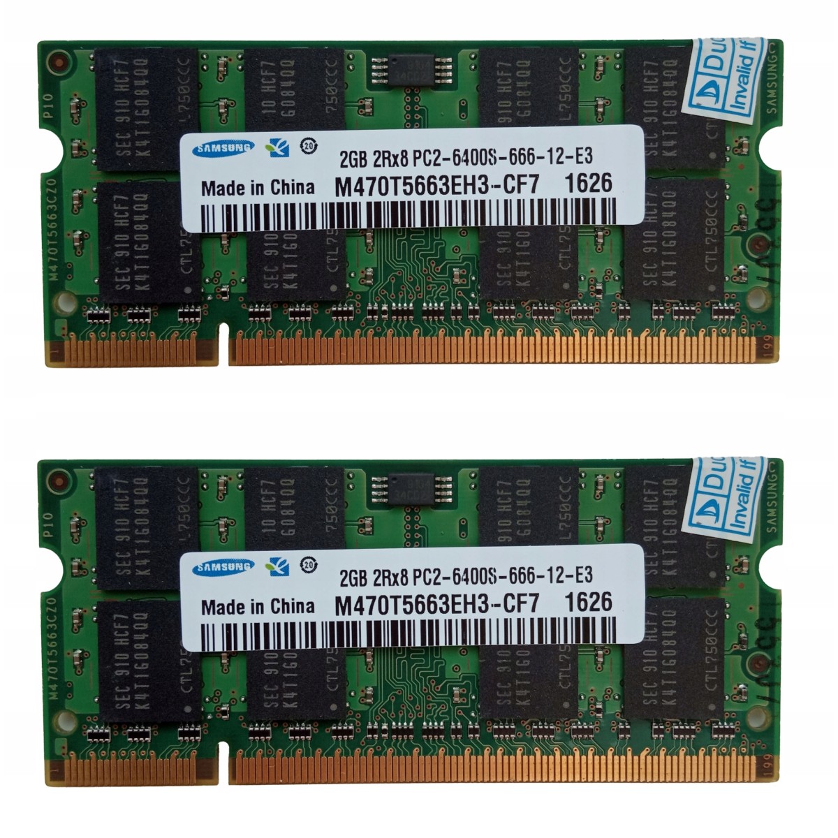 Pamięci RAM Samsung DDR2 PC2-6400S 2x2GB (4GB) 800Mhz