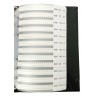 Book of 0201 1% SMD resistors, 8,500 pieces, 170 values, 0–10 MΩ
