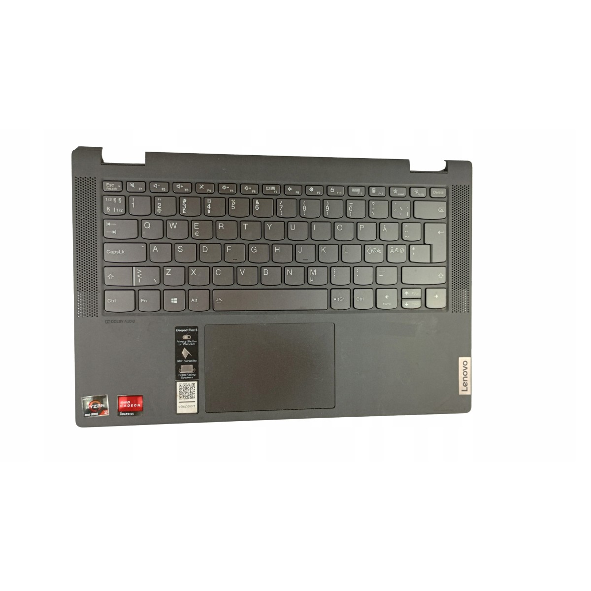 Palmrest, top cover, touchpad, keyboard Lenovo Ideapad Flex 5 14ARE05