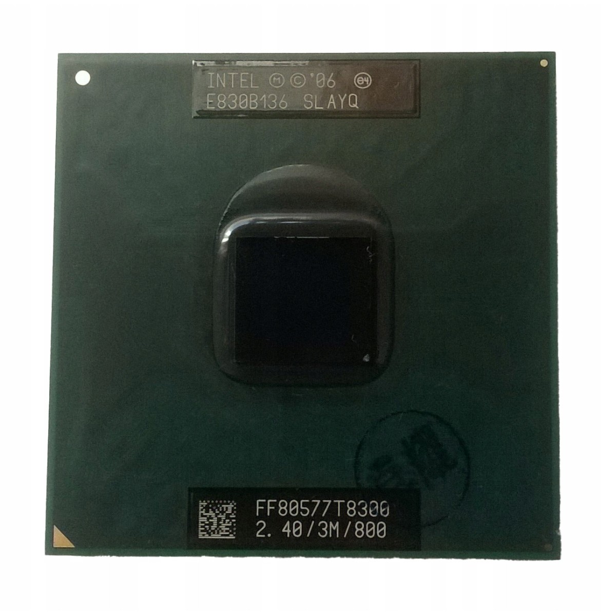 Intel Core 2 Duo T8300 2.40 GHz 800 MHz FSB 3 MB SLAYQ