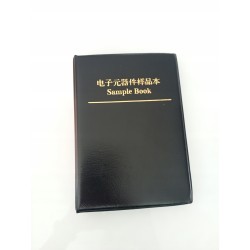 Book of 0603 SMD capacitors, 50V, 2,250 pieces, 90 values ranging from 0.5 pF to 2.2 µF