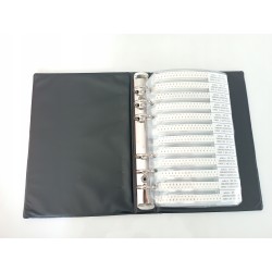 Książka zestaw kondensatorów 0603 SMD 50V 2250szt 90 wartości 0.5pF-2.2uF
