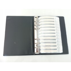 Książka zestaw kondensatorów 0402 10% 50V SMD 4000szt 80 wartości 0.5pF-1uF