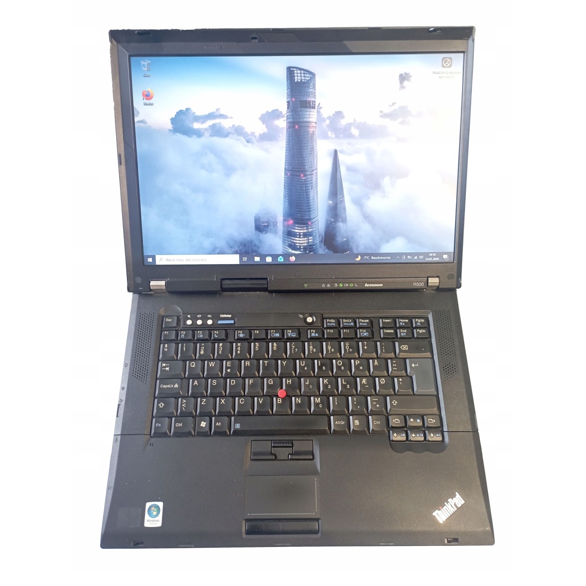 Lenovo Thinkpad R500 WXGA 15.4 T9400 4GB RAM 120GB SSD zasilacz