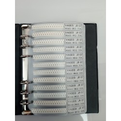 Książka zestaw rezystorów 0603 5% SMD 4250szt 170 wartości 0 - 10M Ohm