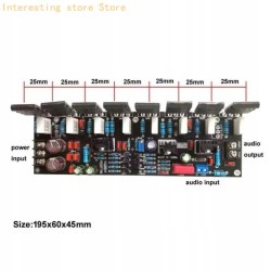Wzmacniacz audio klasa AB Toshiba 2SC5200 2SA1943 400W Mono DC +-20-90V