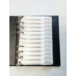 Książka zestaw kondensatorów 1206 SMD 50V 2000szt 80 wartości 0.1pF-1uF