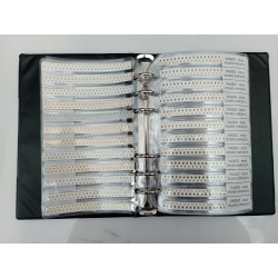 Książka zestaw rezystorów 0805 1% SMD 4250szt 170 wartości 0 - 10M Ohm
