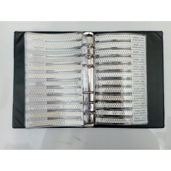 Książka zestaw rezystorów 0805 1% SMD 4250szt 170 wartości 0 - 10M Ohm