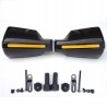 2x Universal Hand Guards for Motorcycles, Quads and Scooters – Reflective Hand Protectors