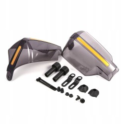 2x Universal Hand Guards for Motorcycles, Quads and Scooters – Reflective Hand Protectors