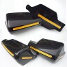 2x Universal Hand Guards for Motorcycles, Quads and Scooters – Reflective Hand Protectors