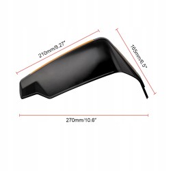 2x Universal Hand Guards for Motorcycles, Quads and Scooters – Reflective Hand Protectors