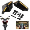 2x Universal Hand Guards for Motorcycles, Quads and Scooters – Reflective Hand Protectors