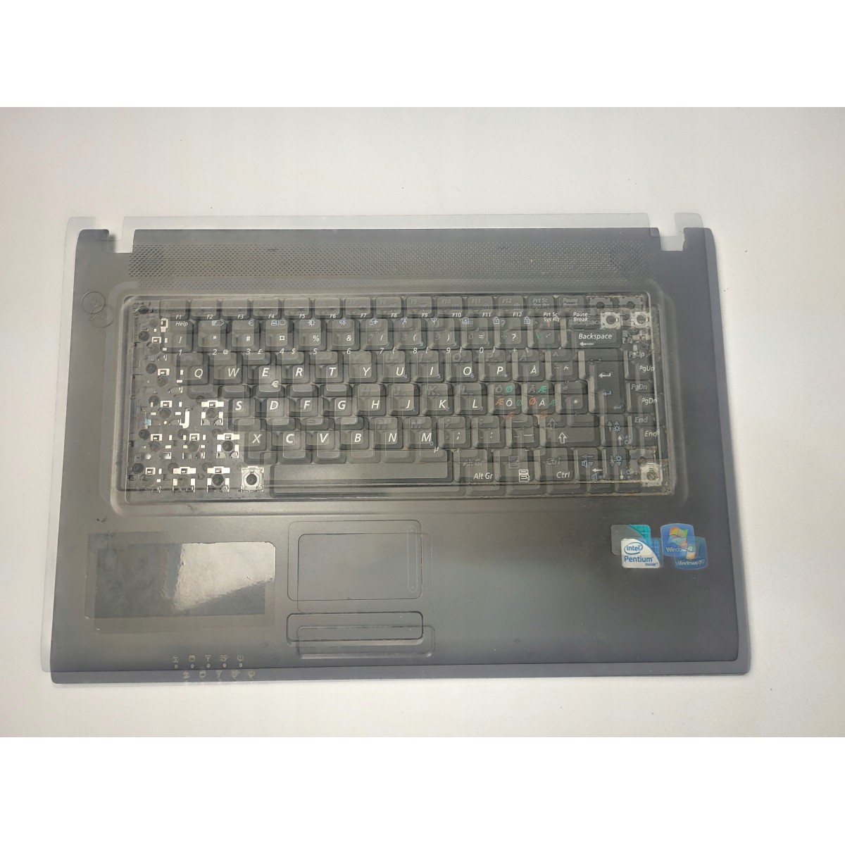 Palmrest upper casing keyboard touchpad Samsung R519