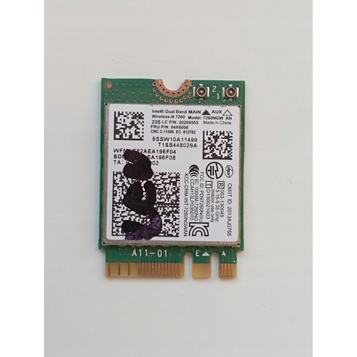 Karta mini PCI-E WLAN WiFi Intel 7260NGW AN Lenovo