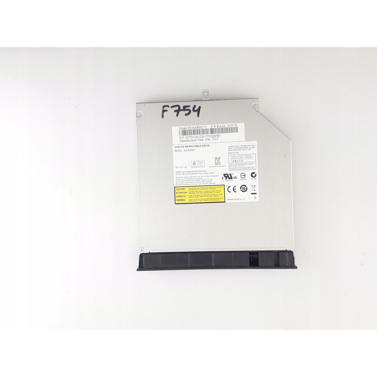 Napęd DVD do Asus F75U sprawny