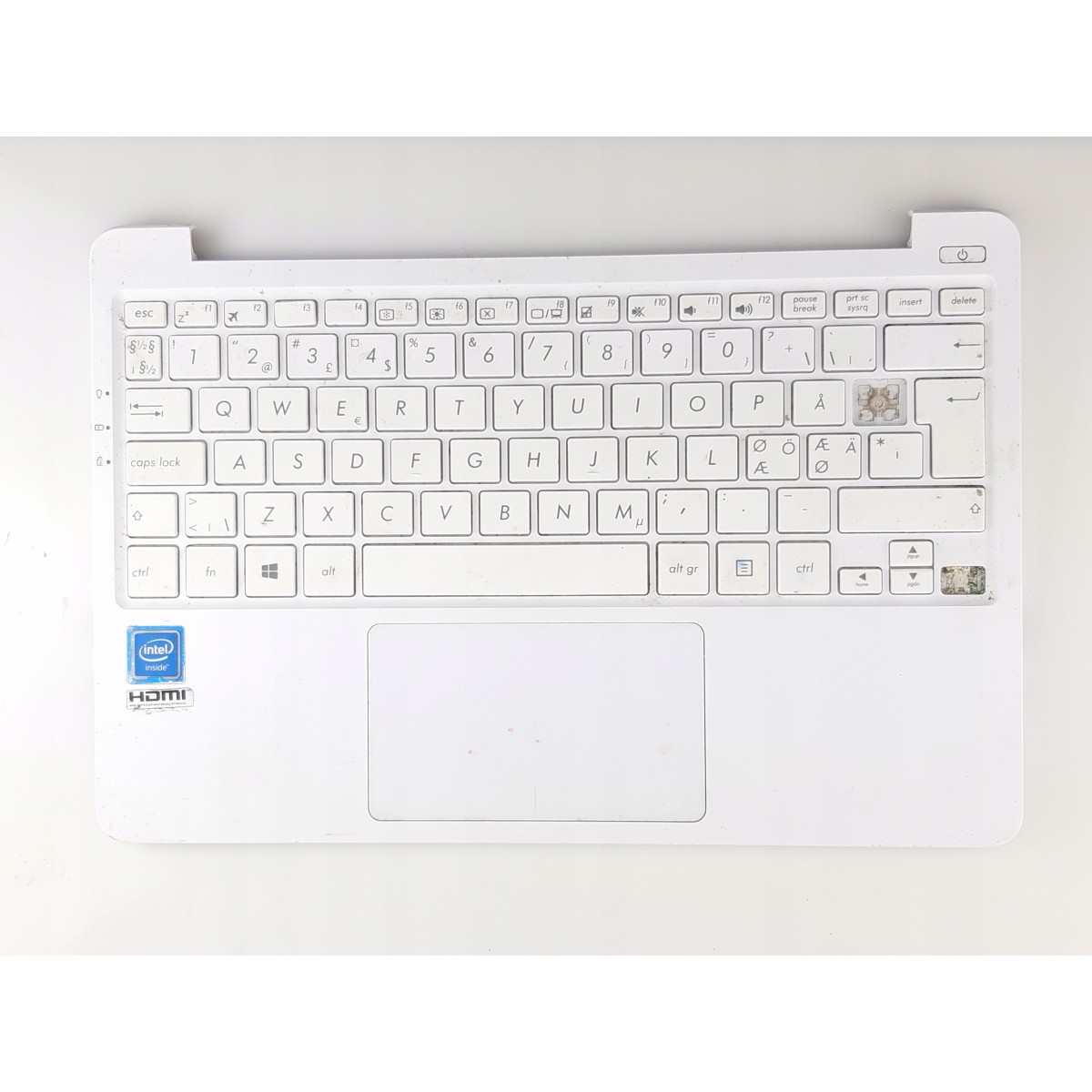 Palmrest, upper casing, keyboard, touchpad, Asus R203M