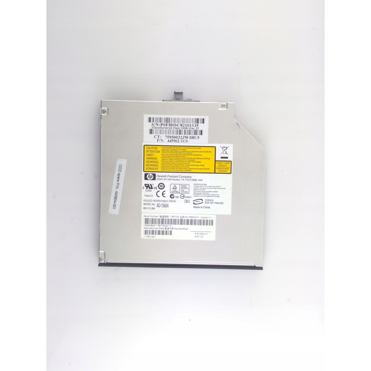 DVD drive for HP 8510p in working order