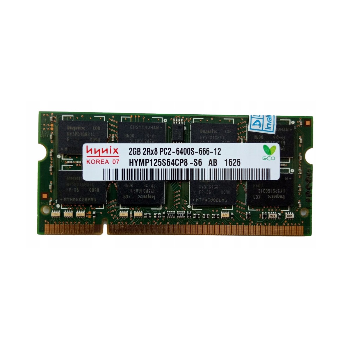 Pamięci RAM Hynix PC2-6400S DDR2 2GB 800Mhz