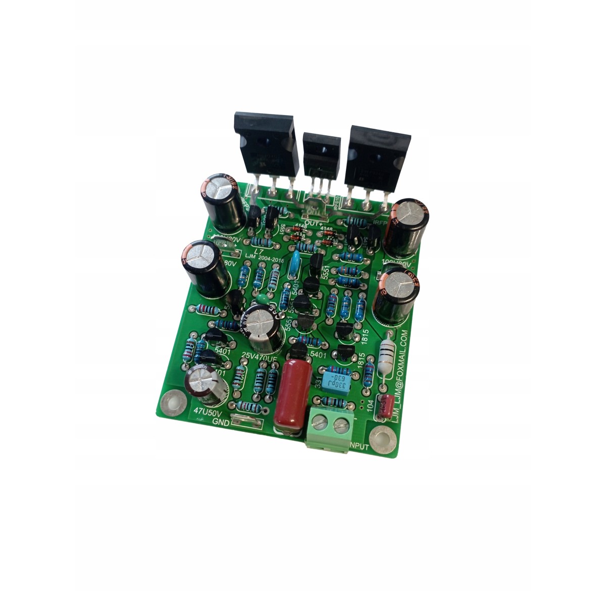 Wzmacniacz audio klasa AB VISHAY IRFP240 IRFP9240 300W Mono DC +-20-65V