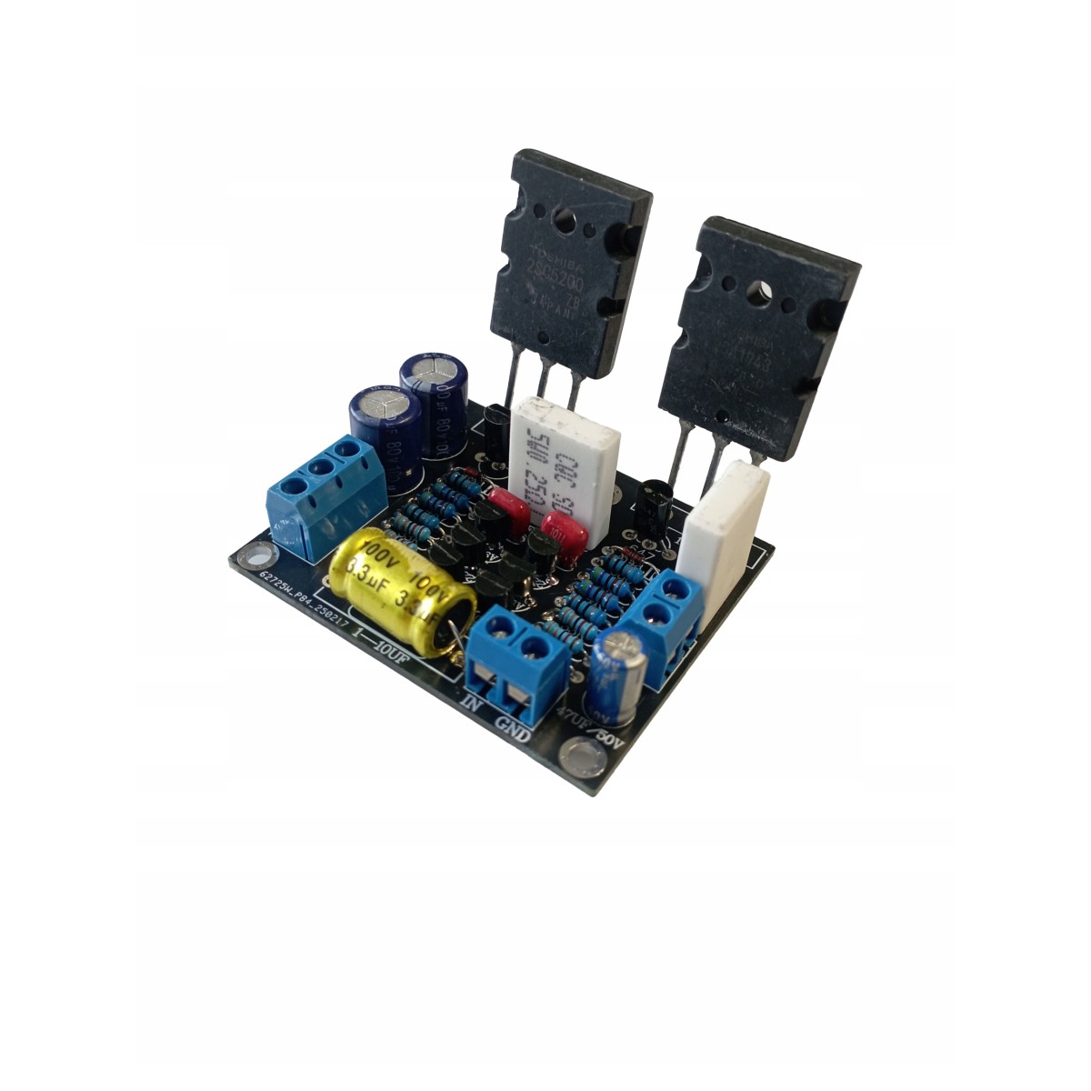 Toshiba 2SC5200 2SA1943 100W Mono DC +-20-60V Class AB audio amplifier