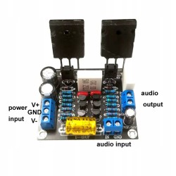 Toshiba 2SC5200 2SA1943 100W Mono DC +-20-60V Class AB audio amplifier