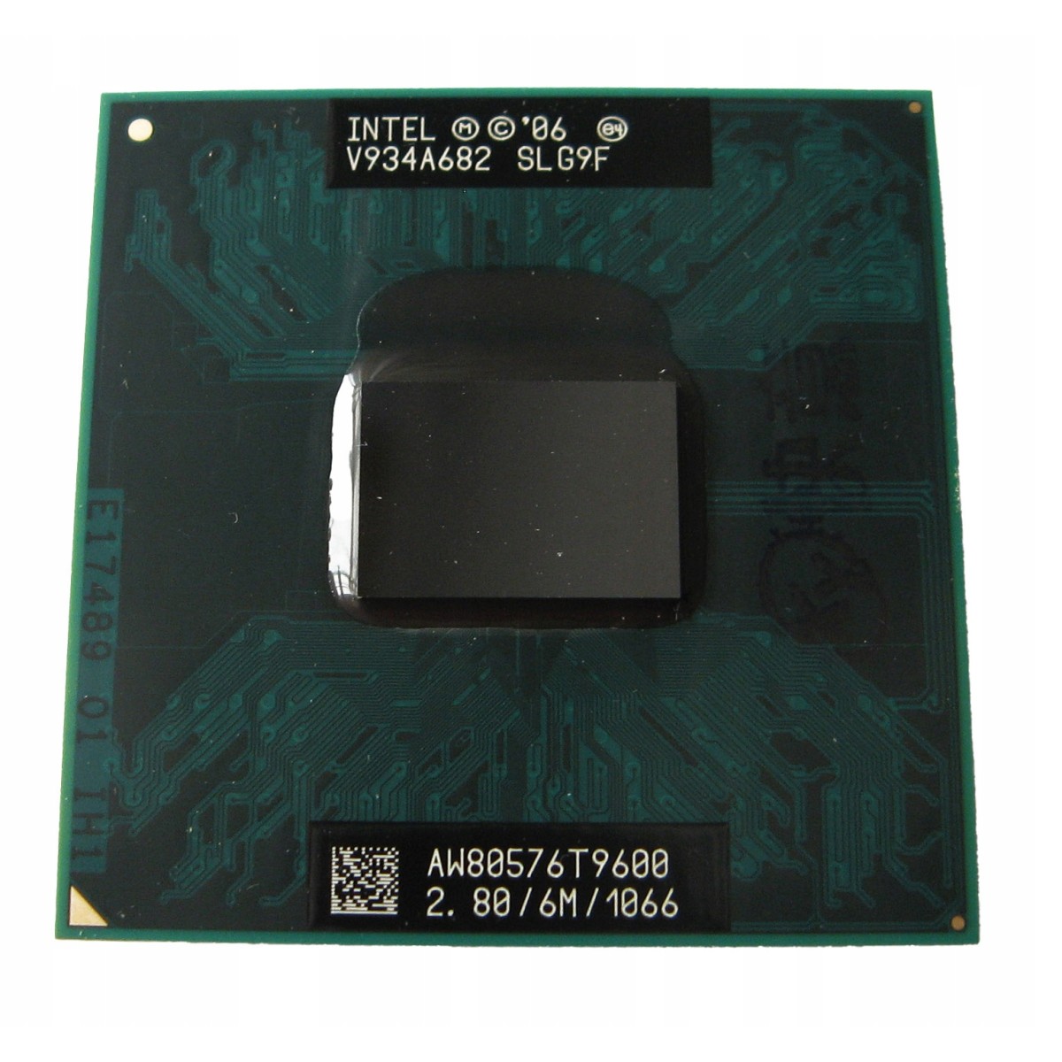 Intel Core 2 duo T9600 2x2.8GHz 1066Mhz FSB 6MB