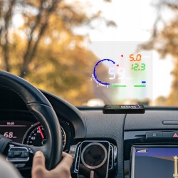 A8 OBD2 Car Head-Up Display – Projected onto the windscreen