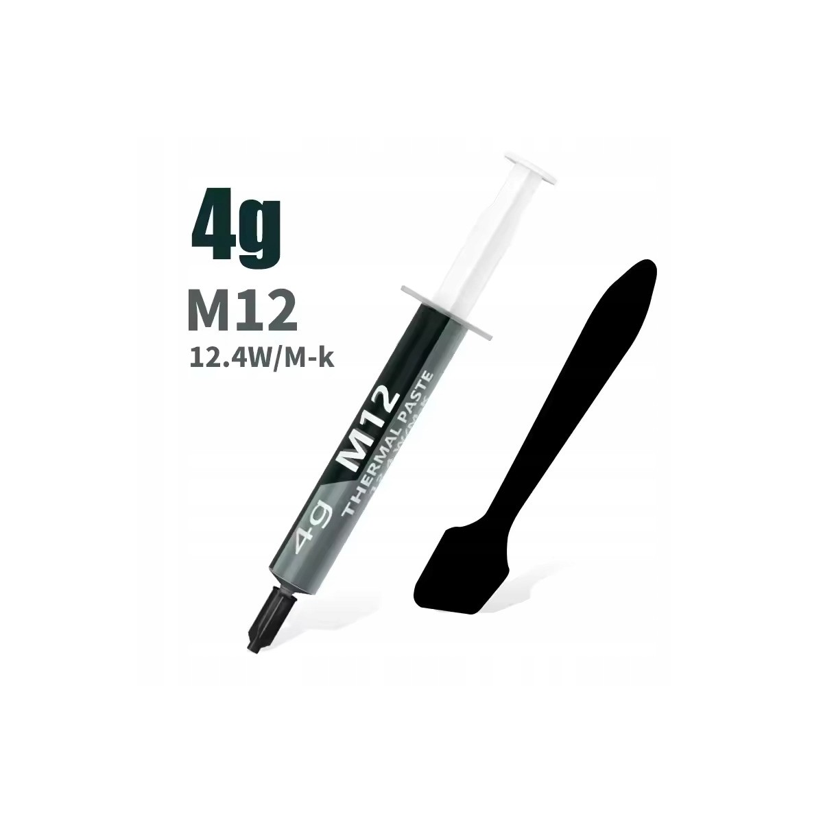 4g M12 thermal paste (12.4 W/mK) + paste spatula