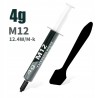 4g M12 thermal paste (12.4 W/mK) + paste spatula