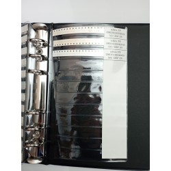 Book of 0201 SMD capacitors, 50V, 2,550 pieces, 51 values ranging from 0.5 pF to 220 nF