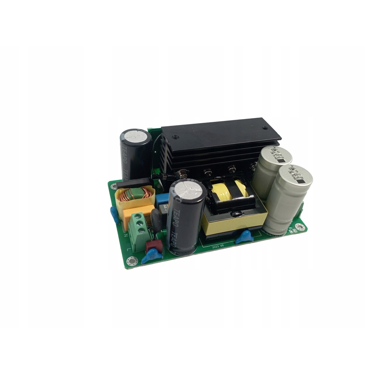 IRS2092S dual symmetrical power supply for audio amplifiers: ±36V DC, 500W, 230V