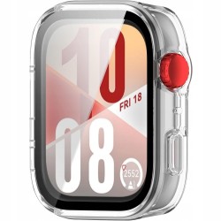 Etui Erbord z wbudowanym szkłem ochronnym do Huawei Watch Fit 4 bezbarwne