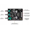 2 x 50W stereo amplifier with bass and treble controls and Bluetooth