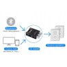 Wzmacniacz 2 x 50W stereo regulacja basu i tonów Bluetooth