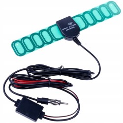 2w1 Wewnętrzna Antena Uniwersalna do Samochodu + Wzmacniacz Sygnału FM