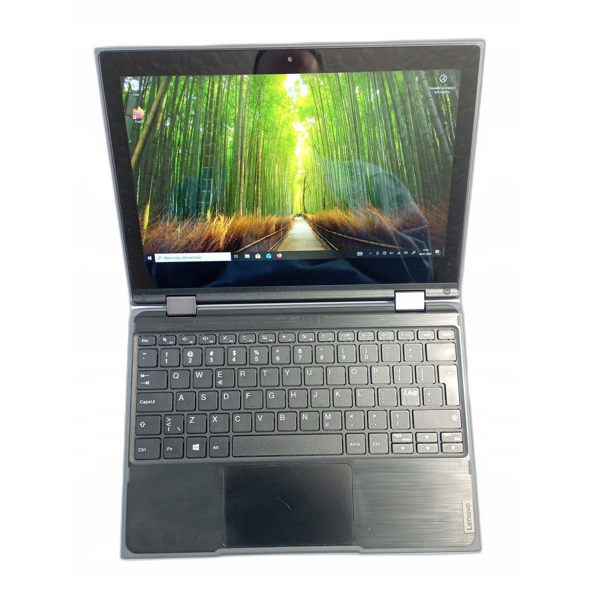 Lenovo 300e 2nd N4100 4GB 120GB SSD dotykowy bateria zasilacz