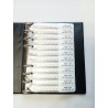 Book of 1206 SMD capacitors, 50V, 2000 pieces, 80 values (0.1 pF–1 μF)