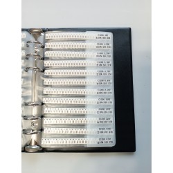 Książka zestaw kondensatorów 1206 SMD 50V 2000szt 80 wartości 0.1pF-1uF