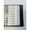 Book of 1206 SMD capacitors, 50V, 2000 pieces, 80 values (0.1 pF–1 μF)