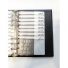 Book of 1206 SMD capacitors, 50V, 2000 pieces, 80 values (0.1 pF–1 μF)