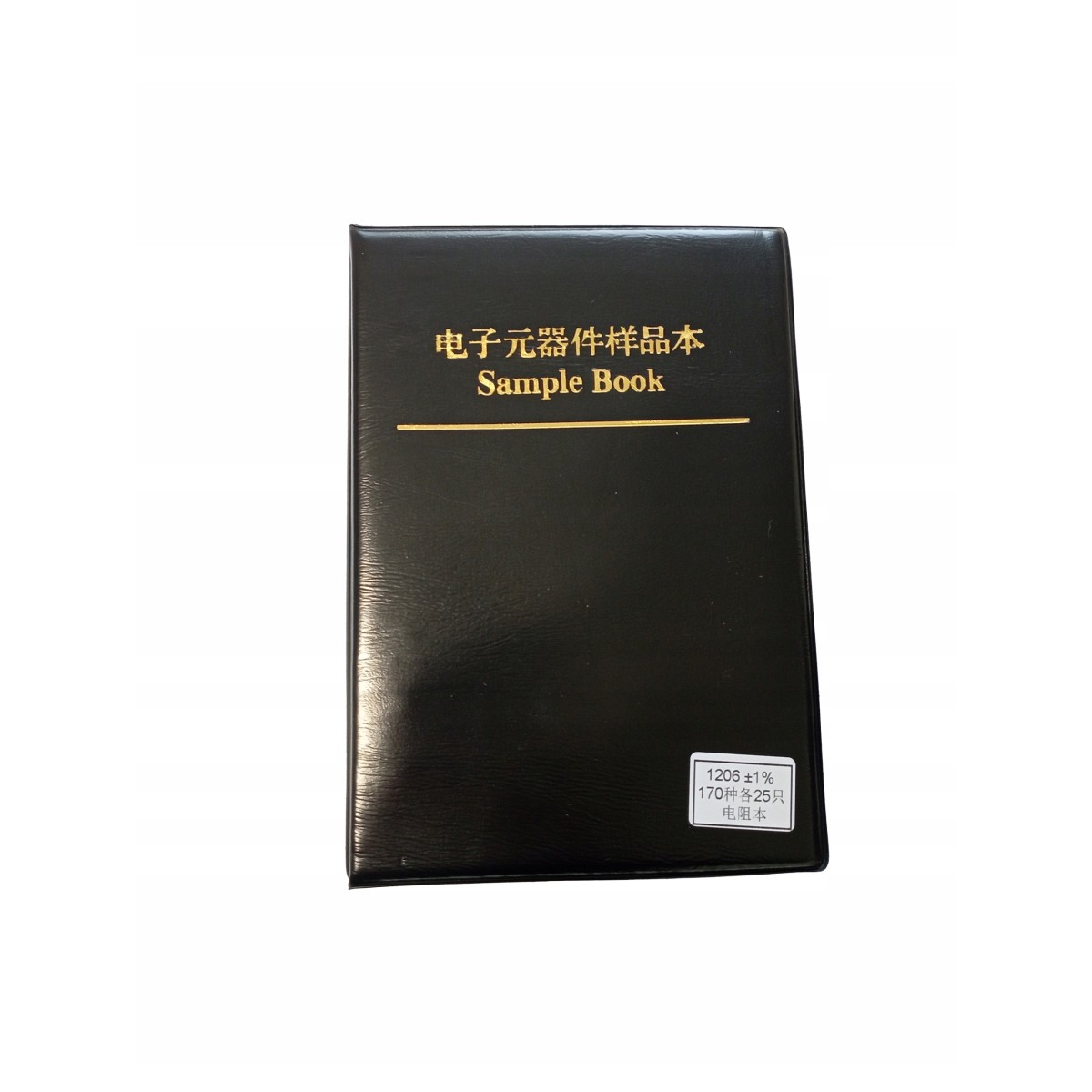 Book of 1206 1% SMD resistors, 4,250 pieces, 170 values, 0–10 MΩ