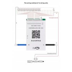 Moduł BMS balanser 8S 12S 16S 20S 24S 100A 200A max do LiFePO4 bluetooth