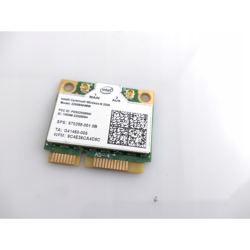 Intel 2200BNHMW Fujitsu mini PCI-E WLAN WiFi card