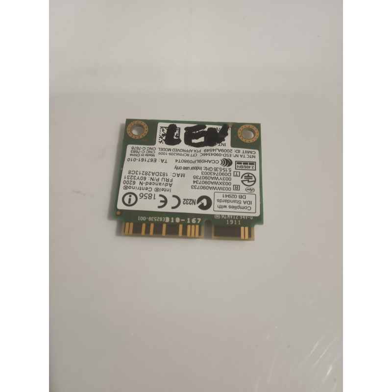 Karta mini PCI-E WLAN WiFi Intel 622ANHMW Lenovo