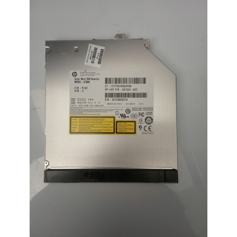 GT80N DVD drive for HP 8560p 8570p operational
