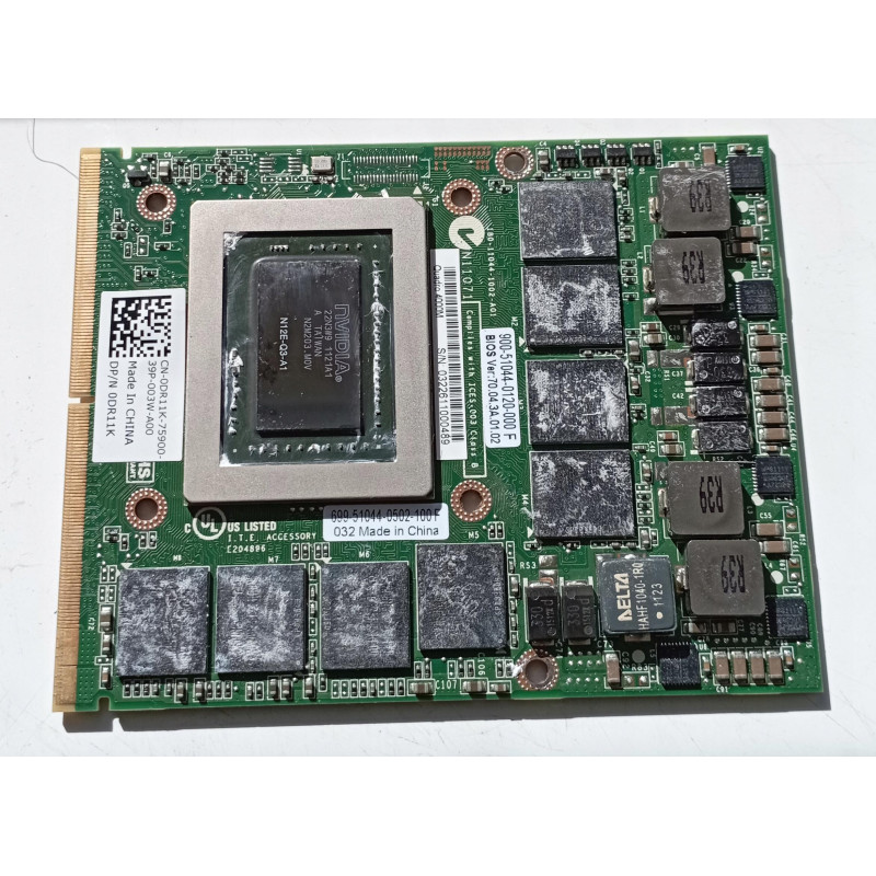 Nvidia Quadro 4000M 2GB DDR5 DELL M6600 M6700